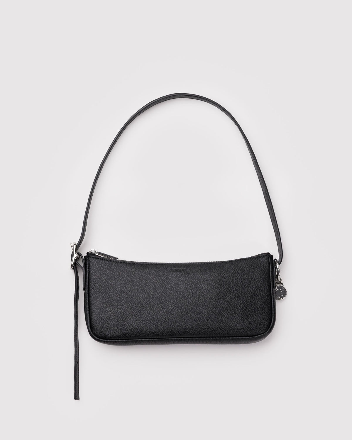 Recycled Leather Pochette - Black