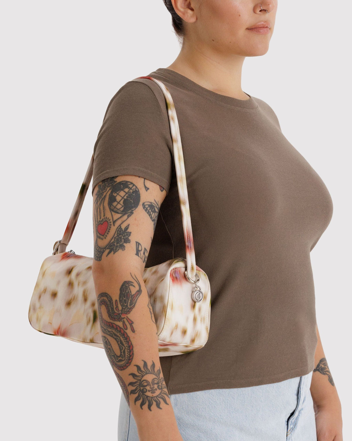 Nylon Loaf Bag - Abstract Floral
