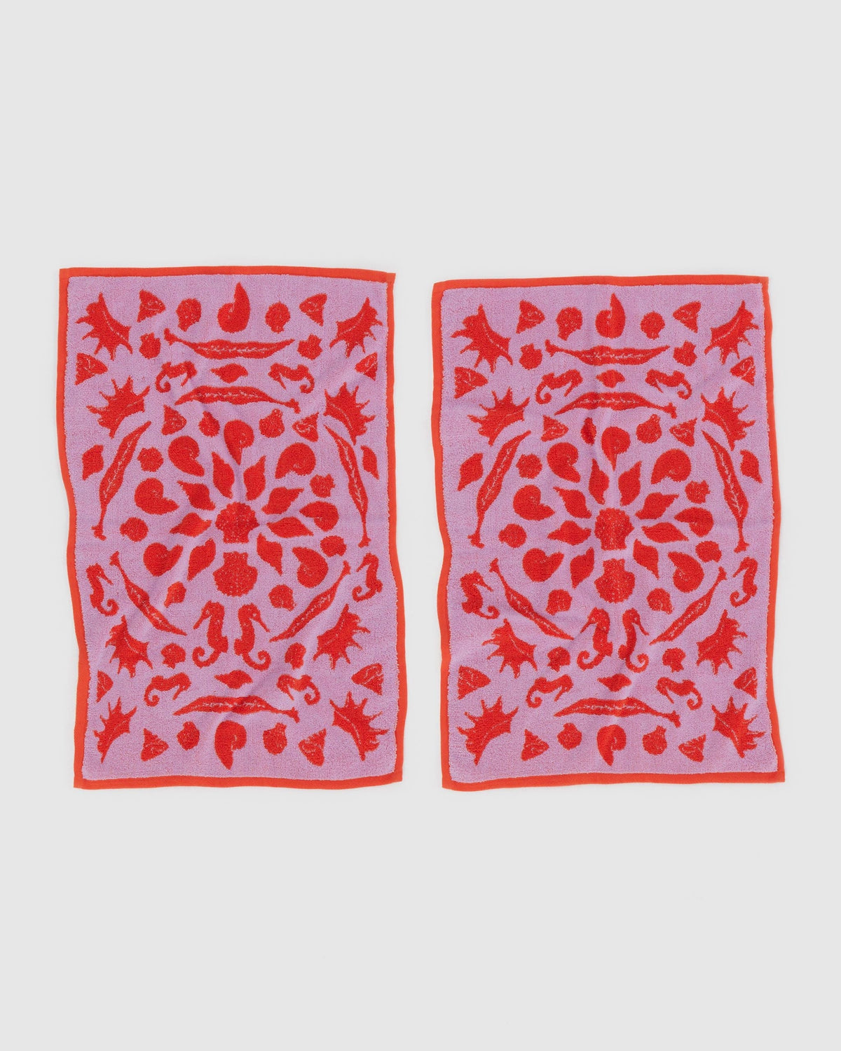 Hand Towel Set of 2 - Sea Shells